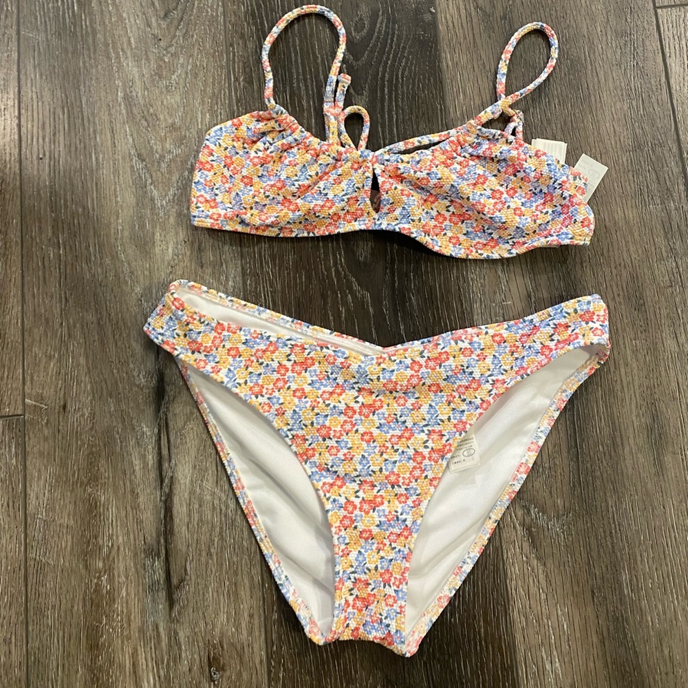 Hollister flower swim suit